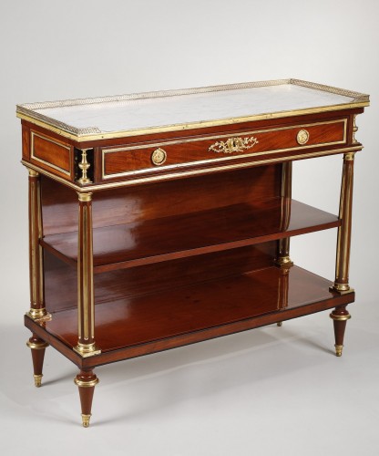 Louis XVI console, attributed to Weisweiler - Furniture Style Louis XVI