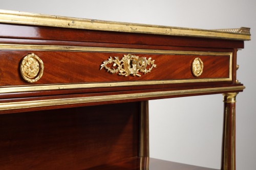 Furniture  - Louis XVI console, attributed to Weisweiler
