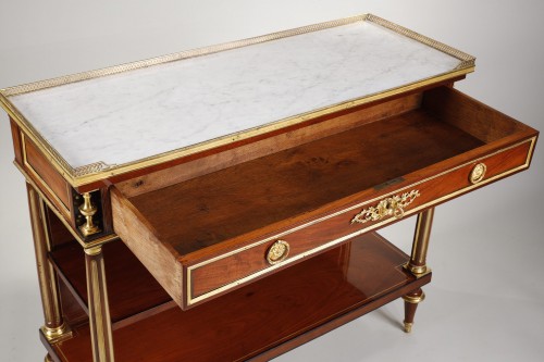 Console Louis XVI, attribuée à Weisweiler - Galerie Gilles Linossier