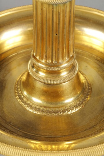 Antiquités - Louis XVI bouillotte lamp