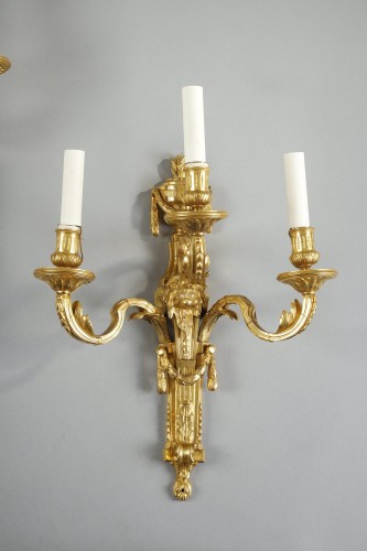 Lighting  - Large pair of transition period sconces