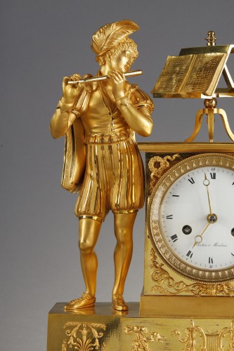 Charles X troubadour clock - 