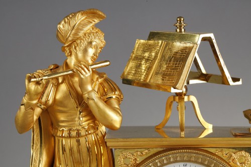 Charles X troubadour clock - Restauration - Charles X