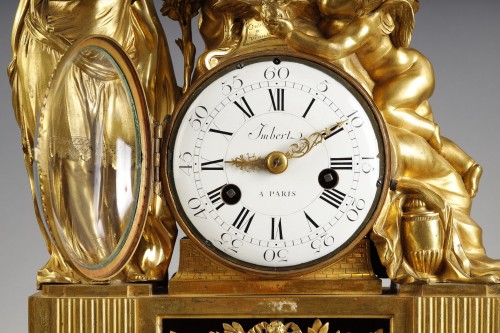 Antiquités - Louis XVI period clock attributed to  Martincourt