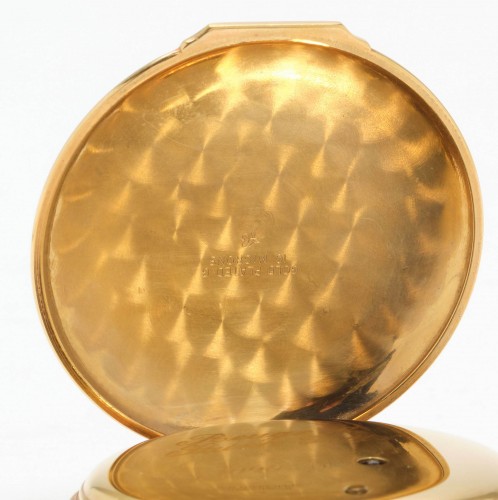 Montre de poche musicale à automates « La fontaine » - Horlogerie Style 