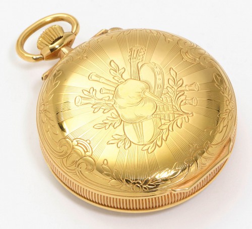  - Montre de poche musicale à automates « La fontaine »