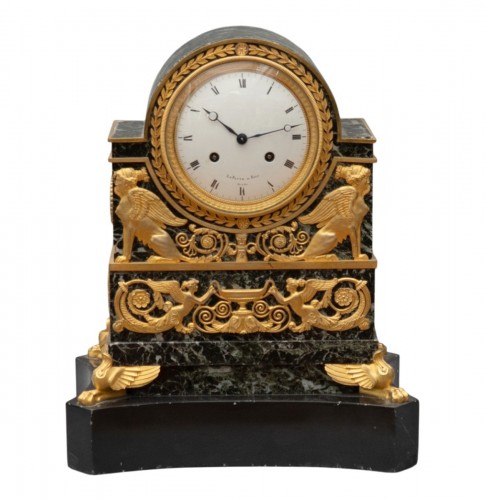 Importante pendule de cheminée parisienne, signée LePaute & Fils, Horloger du Roi