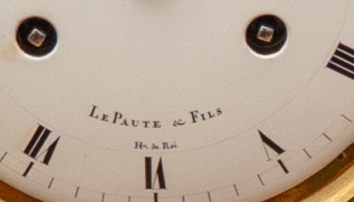 Importante pendule de cheminée parisienne, signée LePaute & Fils, Horloger du Roi - Gregory Redding