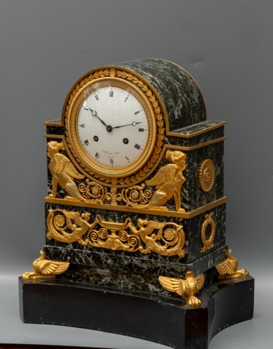 XIXe siècle - Importante pendule de cheminée parisienne, signée LePaute & Fils, Horloger du Roi