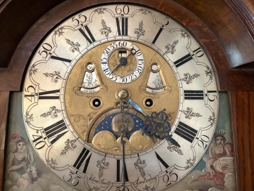 Astronomical Longcase Clock with Day, Month, Date and Moon Phase Indication - Horology Style 