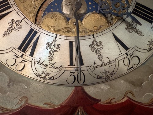 Astronomical Longcase Clock with Day, Month, Date and Moon Phase Indication - 