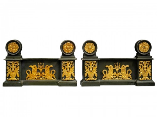 Pair of Empire Fireplace Fronts, 1810