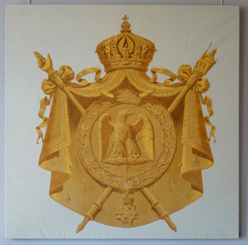 Les Grandes Armes de Napoléon III - Décoration de Palais Impérial - Objet de décoration Style Napoléon III