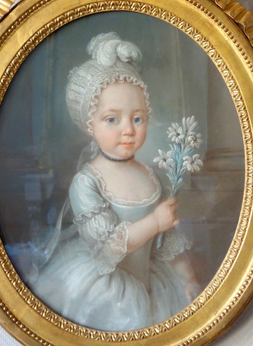 Portrait de Madame Royale - École française du XVIIIe siècle, entourage de Joseph-Siffred Duplessis - GSLR Antiques