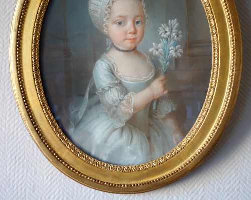 Louis XVI - Portrait of Madame Royale - 18th century French school, entourage of Joseph-Siffred Duplessis