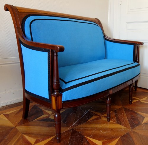 18th century - Directoire Mahogany &amp; Lemon Tree Sofa Attributed To Jacob