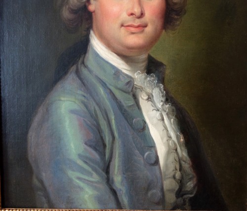 XVIIIe siècle - Paire de portraits d'époque Louis XVI - famille de Bressac