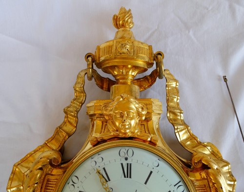 Horlogerie Cartel - Cartel Louis XVI en bronze doré par Osmond