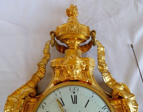 Horology  - Louis XVI ormolu cartel by Osmond