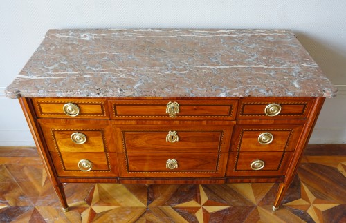 Furniture  - Louis XVI commode stamped Vassou