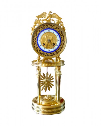 Retour d&#039;Egypte gilt bronze clock