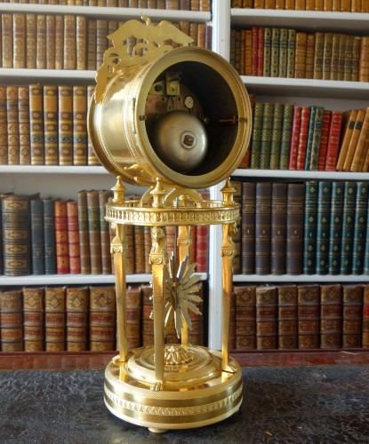 19th century - Retour d&#039;Egypte gilt bronze clock