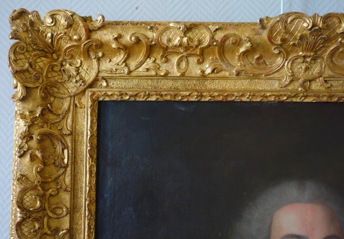 Antiquités - 18th century French school : Regency - Louis XV portrait of an aristocrat
