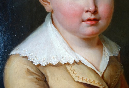 Empire - Portrait d'enfant d'époque Empire - Ecole française du début XIXe siècle