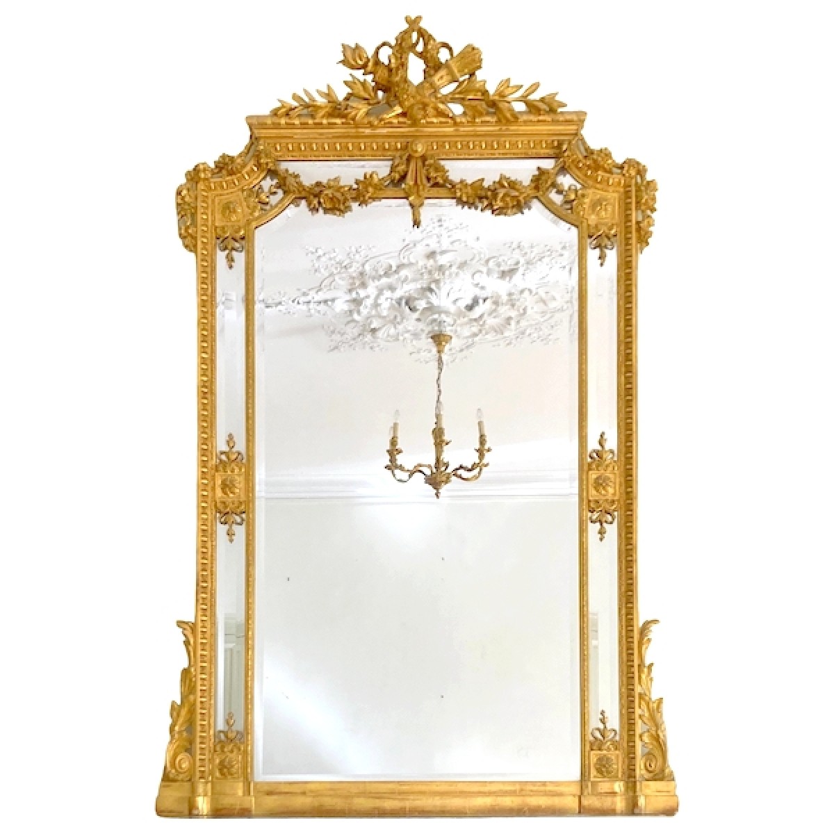 LARGE ANTIQUE GILT LOUIS PHILIPPE MIRROR C1860  Mirror, Large antique  mirror, Mirror over couch