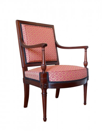 Directoire period armchair - Mahogany - stamp of Georges Jacob