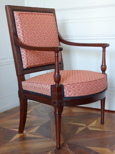 Seating  - Directoire period armchair - Mahogany - stamp of Georges Jacob