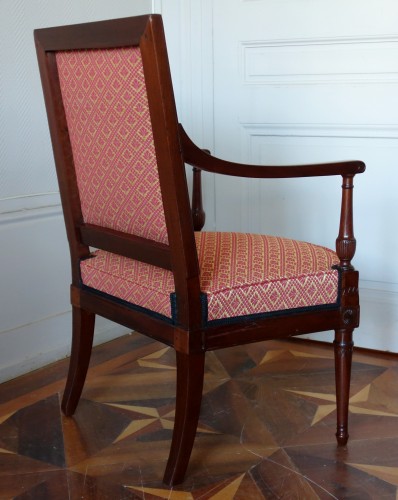 Fauteuil de bureau Directoire en acajou estampille de Georges Jacob - GSLR Antiques