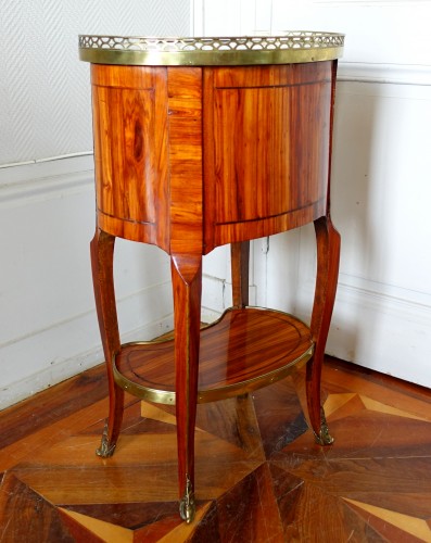 Rosewood coffee table signed by Fidelis Schey, 18th century  - Transition