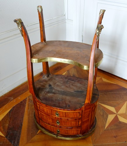 Antiquités - Rosewood coffee table signed by Fidelis Schey, 18th century 