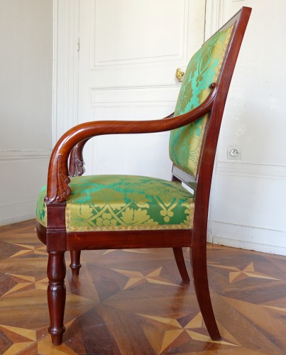 Sièges Fauteuil & Bergère - Fauteuil de salon en acajou par Jacob au Chateau d'Eu