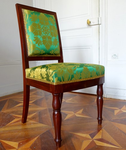 Sièges Chaise - Paire de chaises de salon par Jacob au Chateau d'Eu