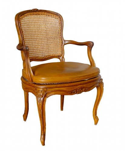 Fauteuil Canné Louis XV estampillé de François Reuze