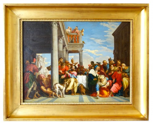 Le festin chez Simon le Pharisien, École fançaise ou Italienne du début 19e siècle d'après Veronese