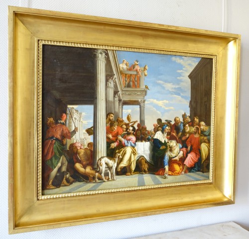 Paintings & Drawings  - Le festin chez Simon le Pharisien, early 19th-century French or Italian school after Veronese