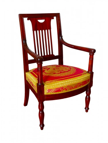 Empire armchair by Jean-Pierre Louis for Saint Cloud