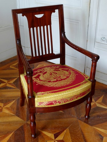 Empire armchair by Jean-Pierre Louis for Saint Cloud - 
