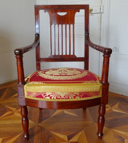 Empire - Empire armchair by Jean-Pierre Louis for Saint Cloud