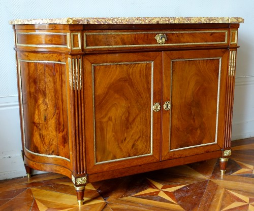 Directoire sideboard in mahogany and Spanish brocatelle marble - Furniture Style Directoire