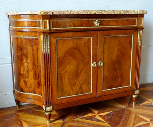 Buffet Directoire en acajou et marbre brocatelle d'Espagne - Mobilier Style Directoire