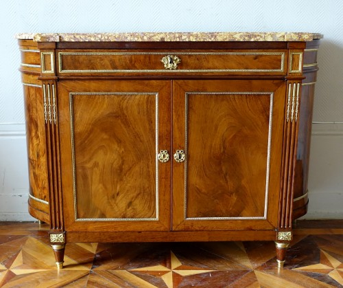 Buffet Directoire en acajou et marbre brocatelle d'Espagne - GSLR Antiques