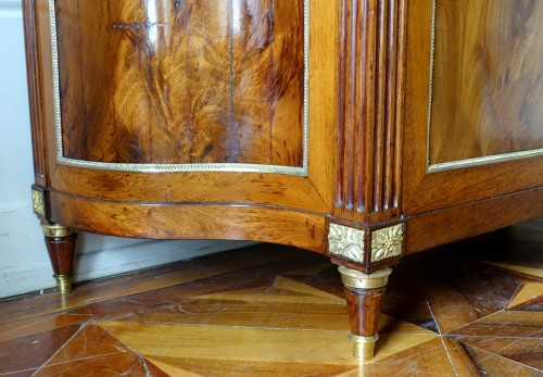 Antiquités - Directoire sideboard in mahogany and Spanish brocatelle marble