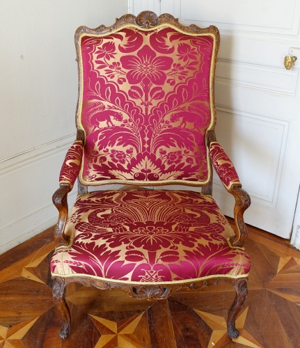 Sièges Fauteuil & Bergère - Fauteuil d'époque Louis XIV vers 1710-1720