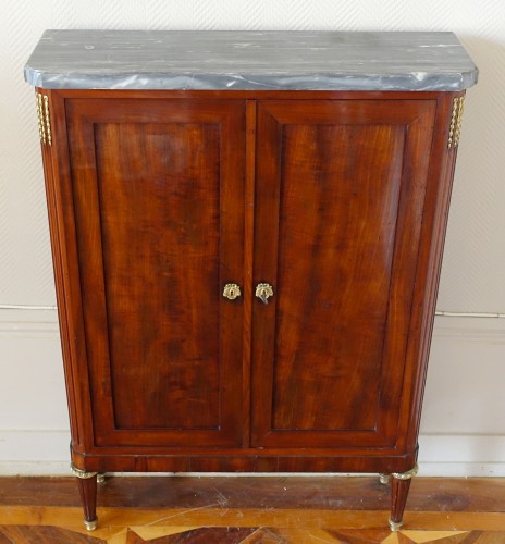 Furniture  - Louis XVI mahogany sideboard - 18th century - 79cm X 113cm X 23cm