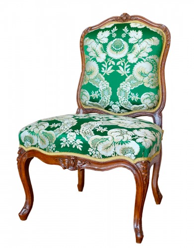 Chaise d'époque Louis XV estampille Etienne Meunier
