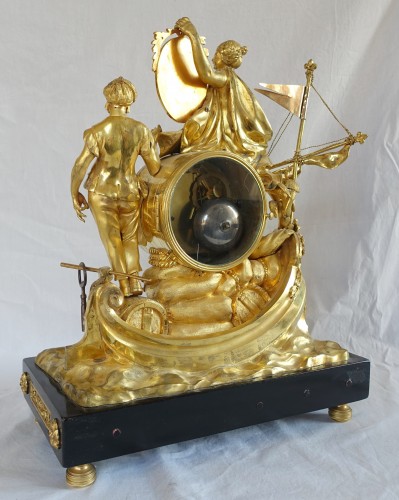 Pendule de l'allégorie du Commerce Maritime - ca 1775 époque Louis XVI - Louis XVI